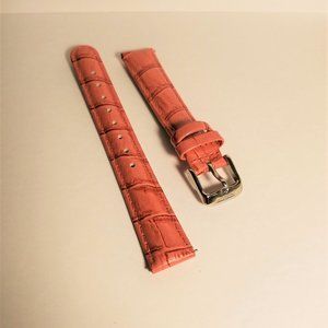 Rose Colored/Silver Croc Invicta Watch Band